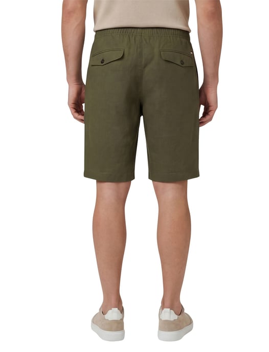 groene Tommy Hilfiger Harlem po linen short relaxed fit - Image 2