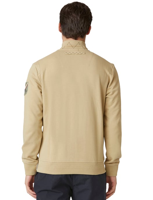 Aeronautica Militare regular fit vest beige - Image 2