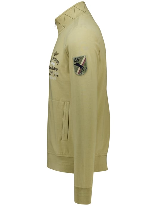 Aeronautica Militare regular fit vest beige - Image 3