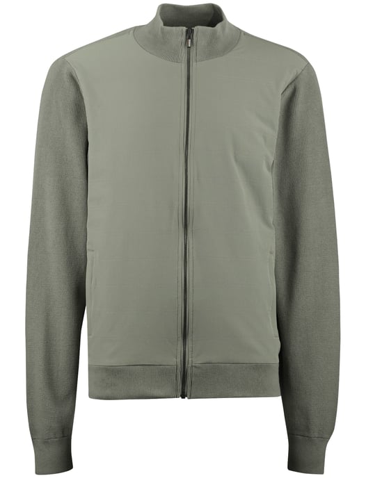 Vest Baileys outdoor groen normale fit met rits en zakken - Image 3