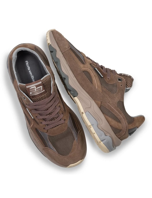 Sneakers Floris van Bommel bruin leer - Image 3