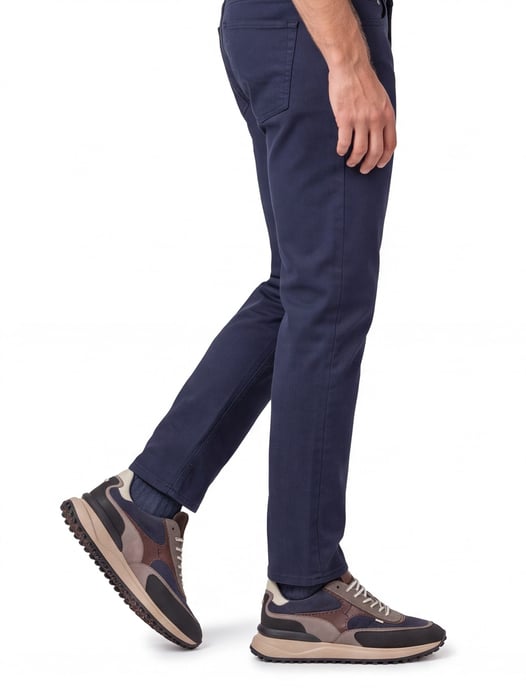 Schoenen Floris van Bommel Noppi blauw suede sneakers - Image 2