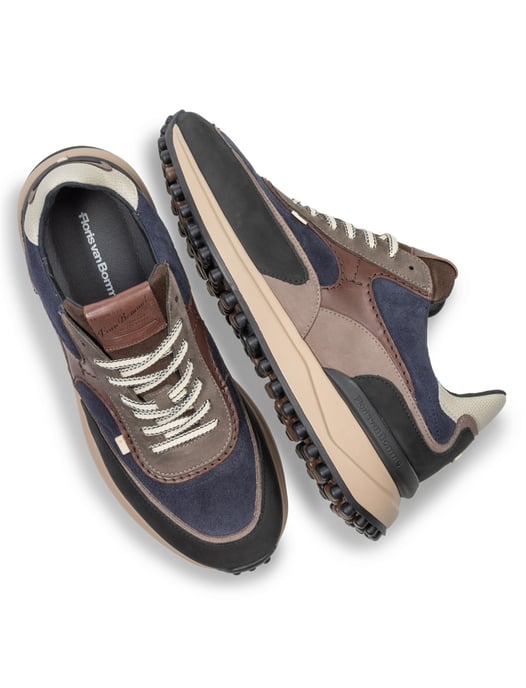 Schoenen Floris van Bommel Noppi blauw suede sneakers - Image 3