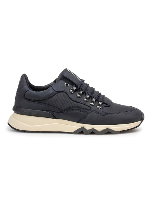 Sneakers Floris van Bommel donkerblauw leer - Image 1