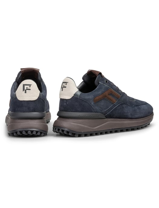 Floris van Bommel Noppi donkerblauw suede sneakers - Image 4