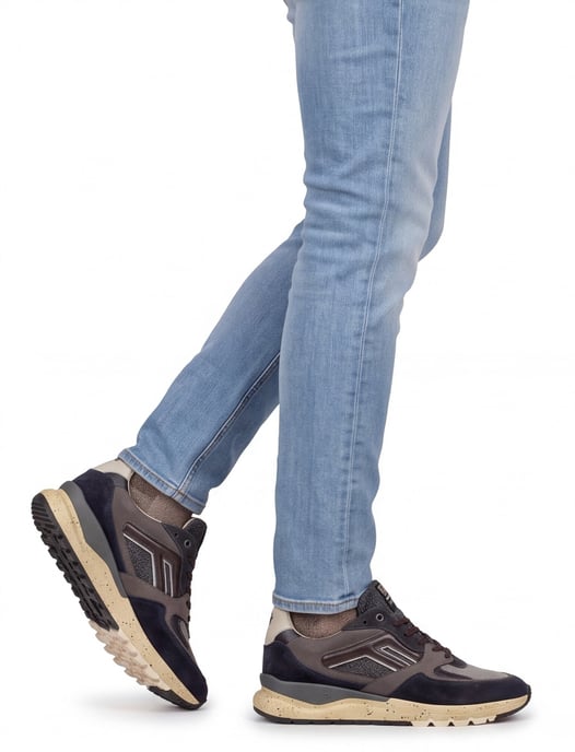 Sneakers Floris van Bommel donkerblauw suede - Image 2