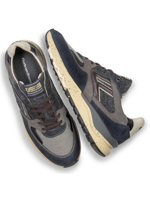 Sneakers Floris van Bommel donkerblauw suede - Image 3