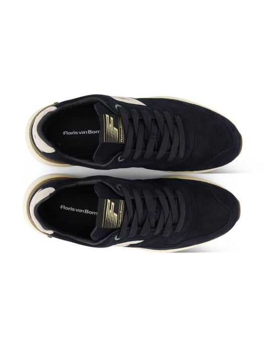 Sneakers Floris van Bommel donkerblauw suede - Image 4