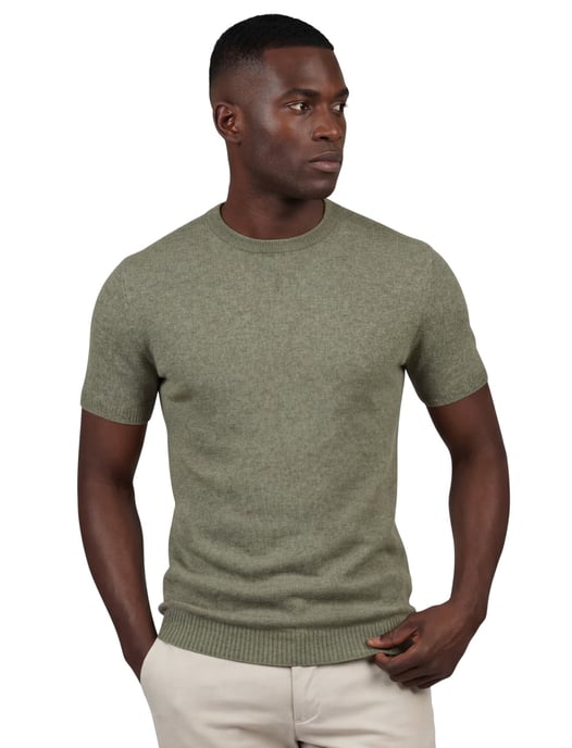 Gentiluomo T-shirt groen gemêleerd nylon - Image 1