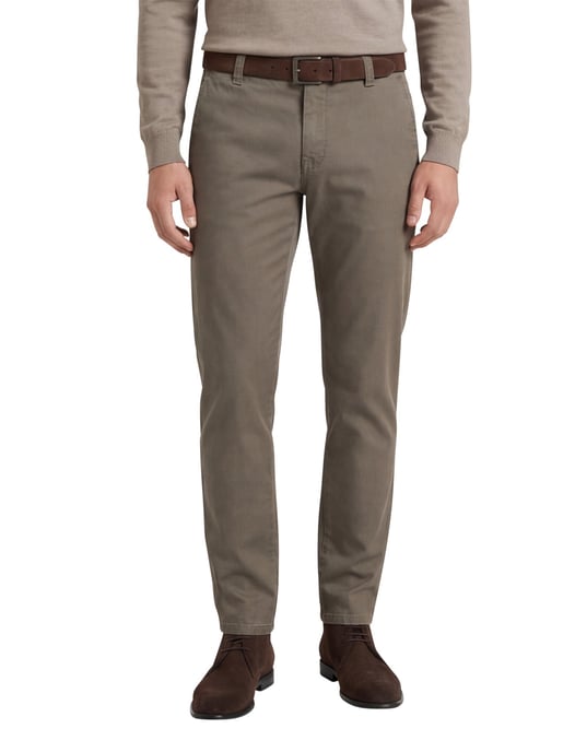 katoenen broek Meyer Rio bruin - Image 1