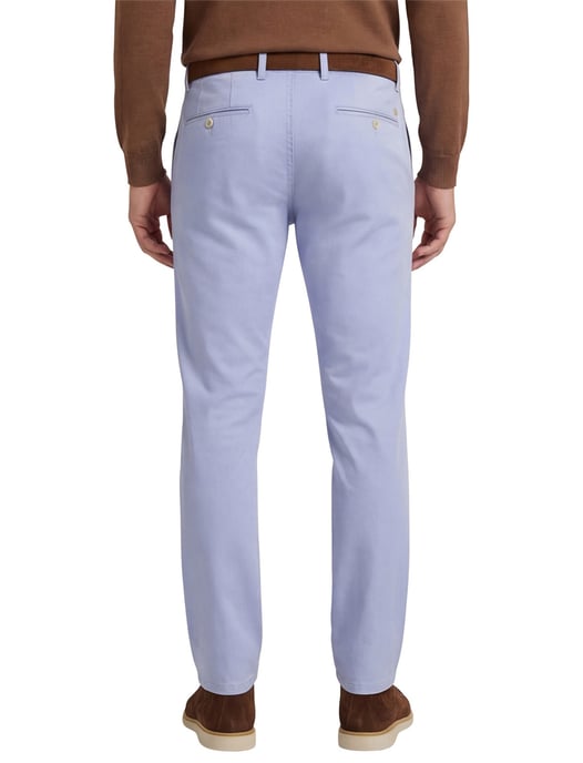 Alberto Rob slim fit pantalon lichtblauw katoen chino - Image 2