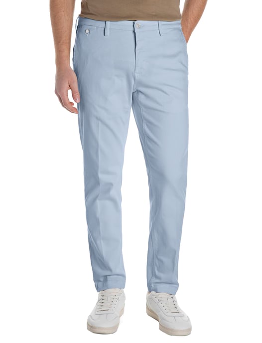 Pantalon chino Replay Benni lichtblauw - Image 1