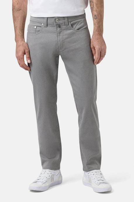 Pierre Cardin Lyon Tapered Fit taupe 5-pocket broek - Image 4