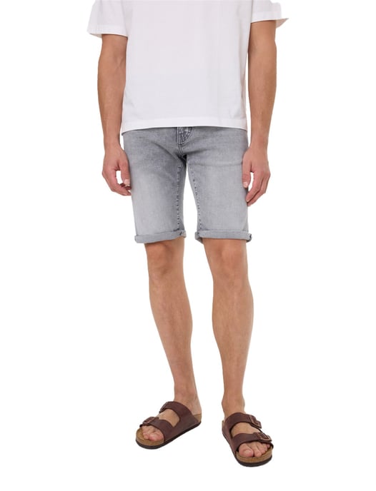 bermuda Pierre Cardin Regular Fit grijs denim katoen - Image 1
