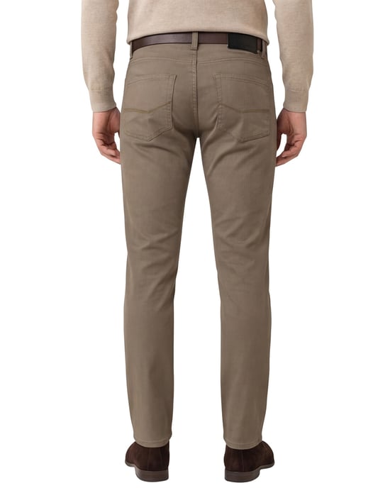 Pierre Cardin Lyon Tapered fit broek bruin - Image 2