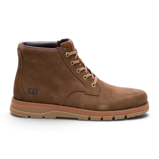 Caterpillar (CAT) Men's Water-Resistant Leather Ankle Boots - Estimate Chukka - Image 1