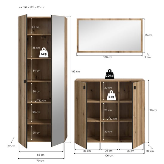Furnilux Modulaire garderobekast op wielen ruimtebesparend en flexibel opbergsysteem - Image 2