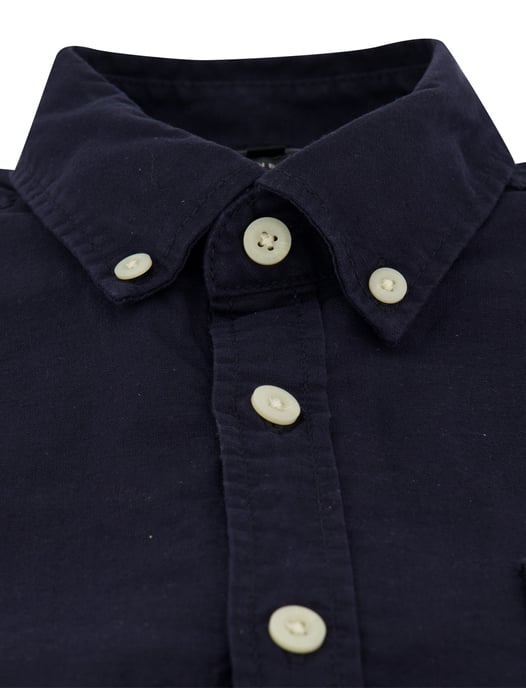 Camel Active overhemd donkerblauw wijde fit linnen - Image 3