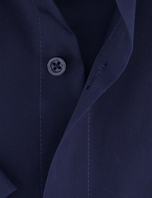 Strijkvrij overhemd Venti casual fit navy met borstzak - Image 4