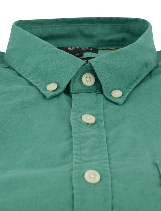 Groen linnen overhemd Camel Active wijde fit - Image 3