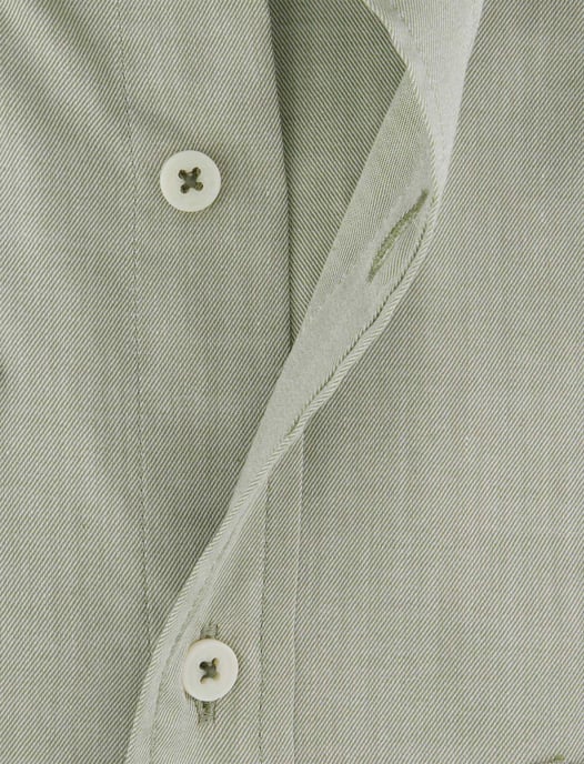 Giordano overhemd button down korte mouw Regular Fit groen - Image 4