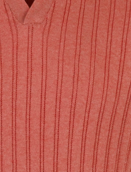 Polo Baileys v-hals gestreept normale fit rood - Image 3