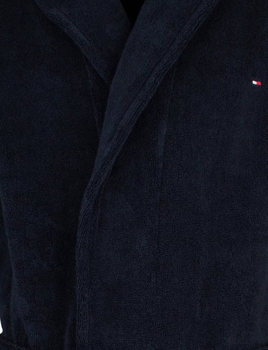 Tommy Hilfiger Icon badjas donkerblauw - Image 3
