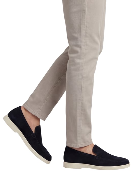 Rehab loafers donkerblauw effen leer - Image 2