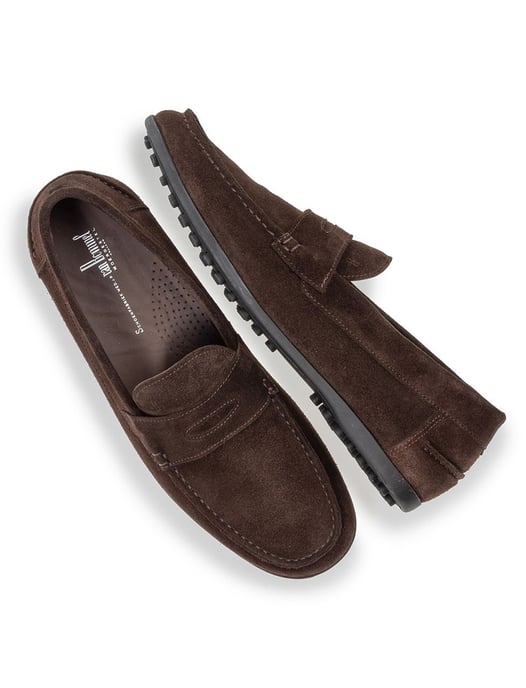 Suede Van Bommel loafer bruin - Image 3