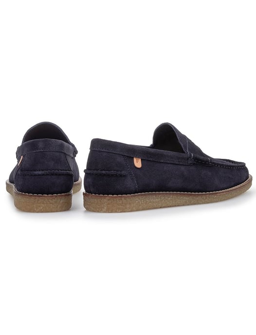 Van Bommel loafer navy donkerblauw met zomerse look - Image 4