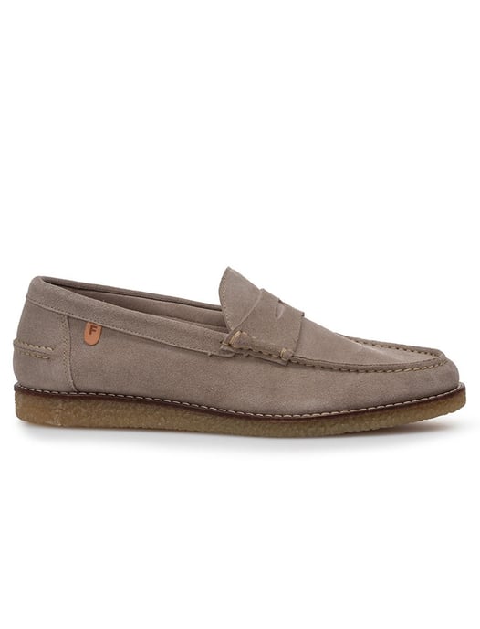 Van Bommel loafer bruin beige met klassieke uitstraling - Image 1