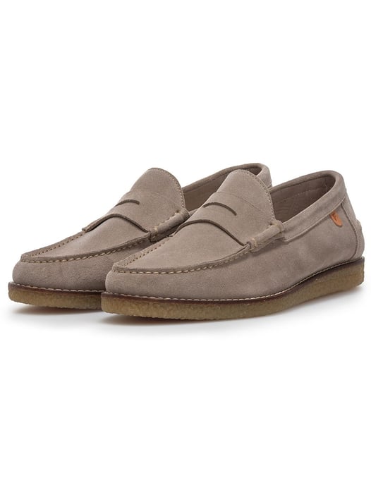 Van Bommel loafer bruin beige met klassieke uitstraling - Image 2