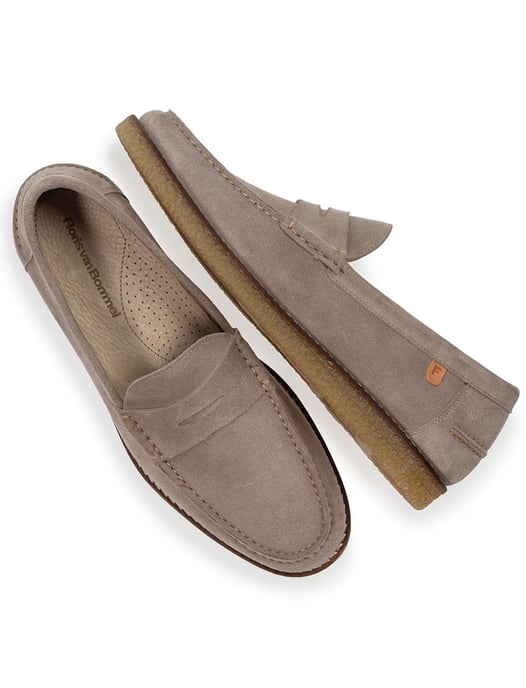 Van Bommel loafer bruin beige met klassieke uitstraling - Image 3