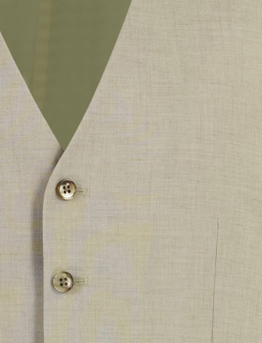 Gilet Roy Robson beige wol - Image 4