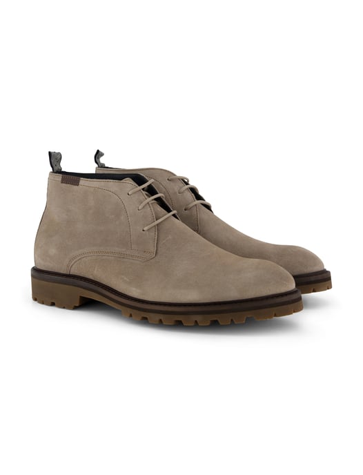 Effen veterschoen leer Floris van Bommel beige - Image 2