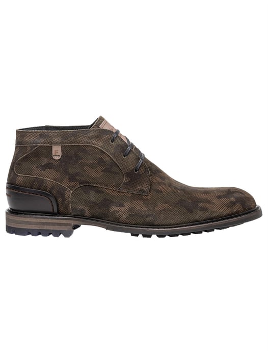 suede nette schoenen van Bommel groen print - Image 1