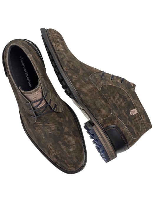 suede nette schoenen van Bommel groen print - Image 3