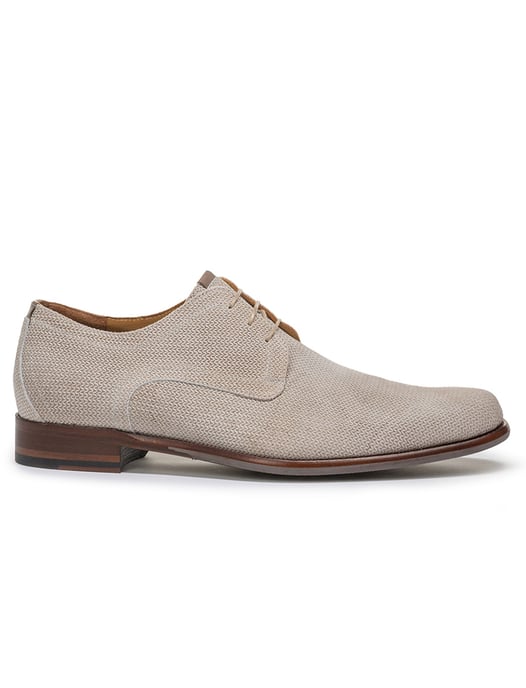 Suede Floris van Bommel veterschoenen leer geprint - Image 1