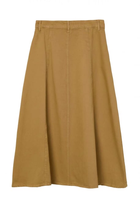 TRENDYOLMİLLA Dames Kaki Effen Maxi Skater Rokken - Image 5