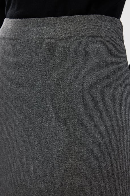 TRENDYOLMİLLA Dames Grijs Effen Maxi Basic A-lijn Rokken - Image 3