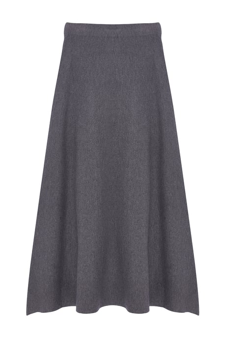 TRENDYOLMİLLA Dames Grijs Effen Maxi Basic A-lijn Rokken - Image 5