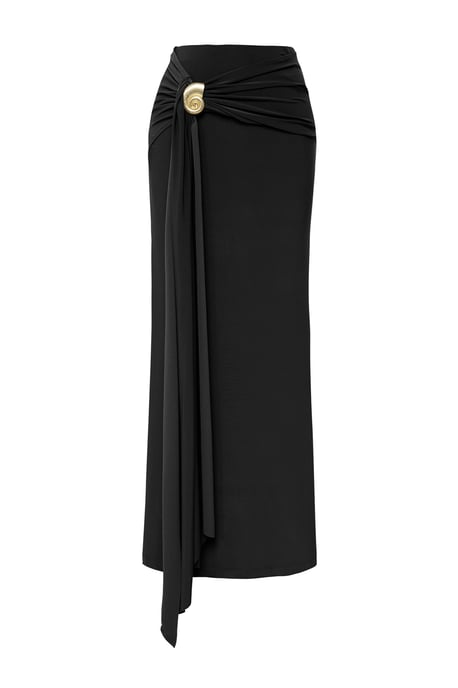 TRENDYOLMİLLA Dames Zwart Effen Maxi Bodycon Rokken - Image 3