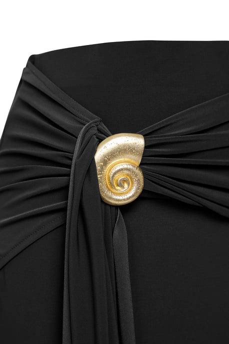TRENDYOLMİLLA Dames Zwart Effen Maxi Bodycon Rokken - Image 4