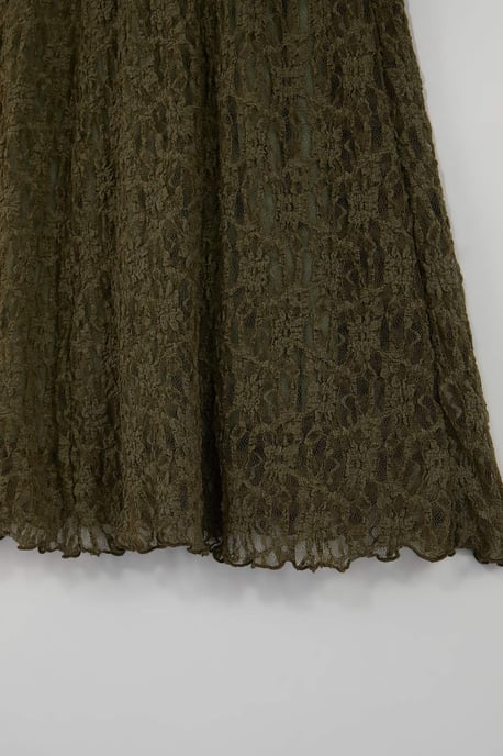 Trendyol Modest Dames Kaki Effen Maxi Modest Rokken - Image 4