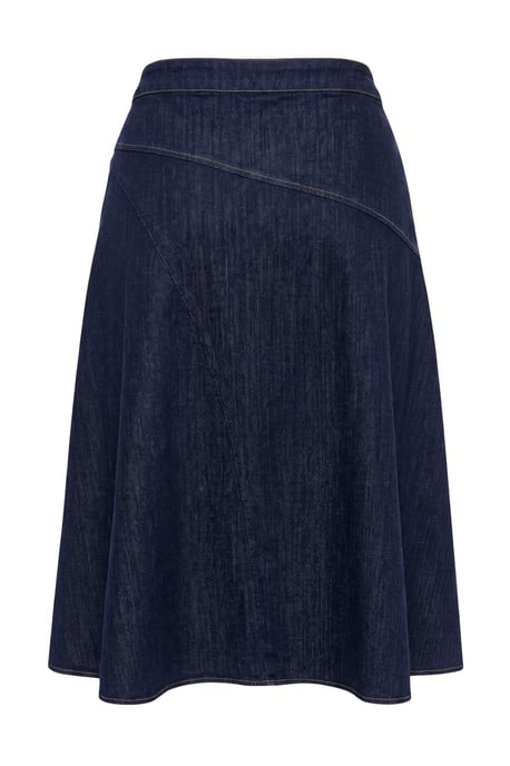 TRENDYOLMİLLA Dames Blauw Effen Maxi Skater Rokken - Image 2