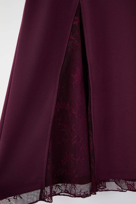 Trendyol Curve Dam Lila Enfärgad Maxi Plus size Kjolar - Image 5