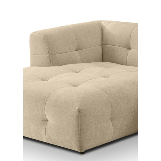 Furnilux L-vormige sofa links beige tenso sofa met duurzaam flat-weave stof - Image 4