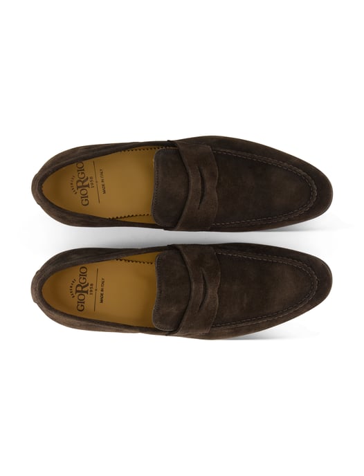 Loafers Giorgio bruin suede - Image 4