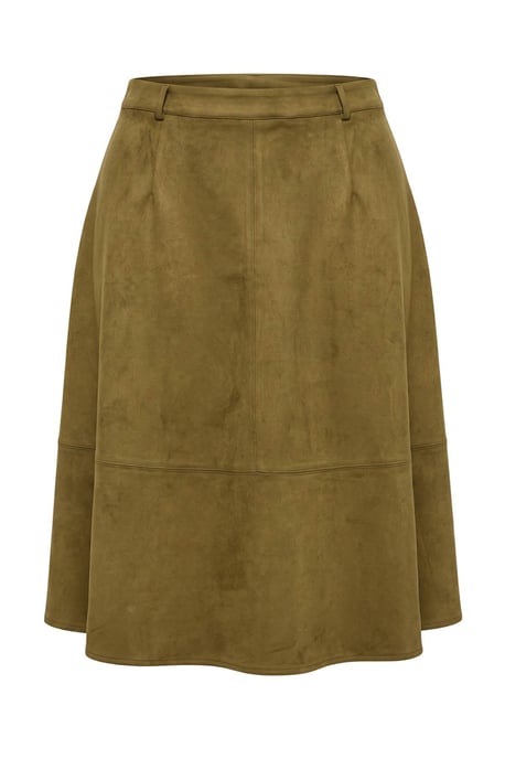 Trendyol Curve Dam Enfärgad Maxi Plus size Kjolar - Image 3