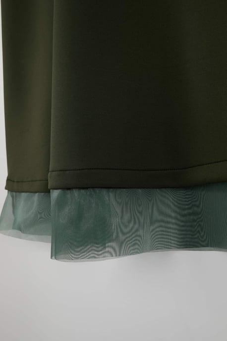 Trendyol Modest Dames Kaki Effen Maxi Modest Rokken - Image 4